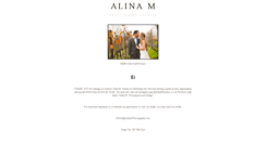 Desktop Screenshot of alinamphotography.com